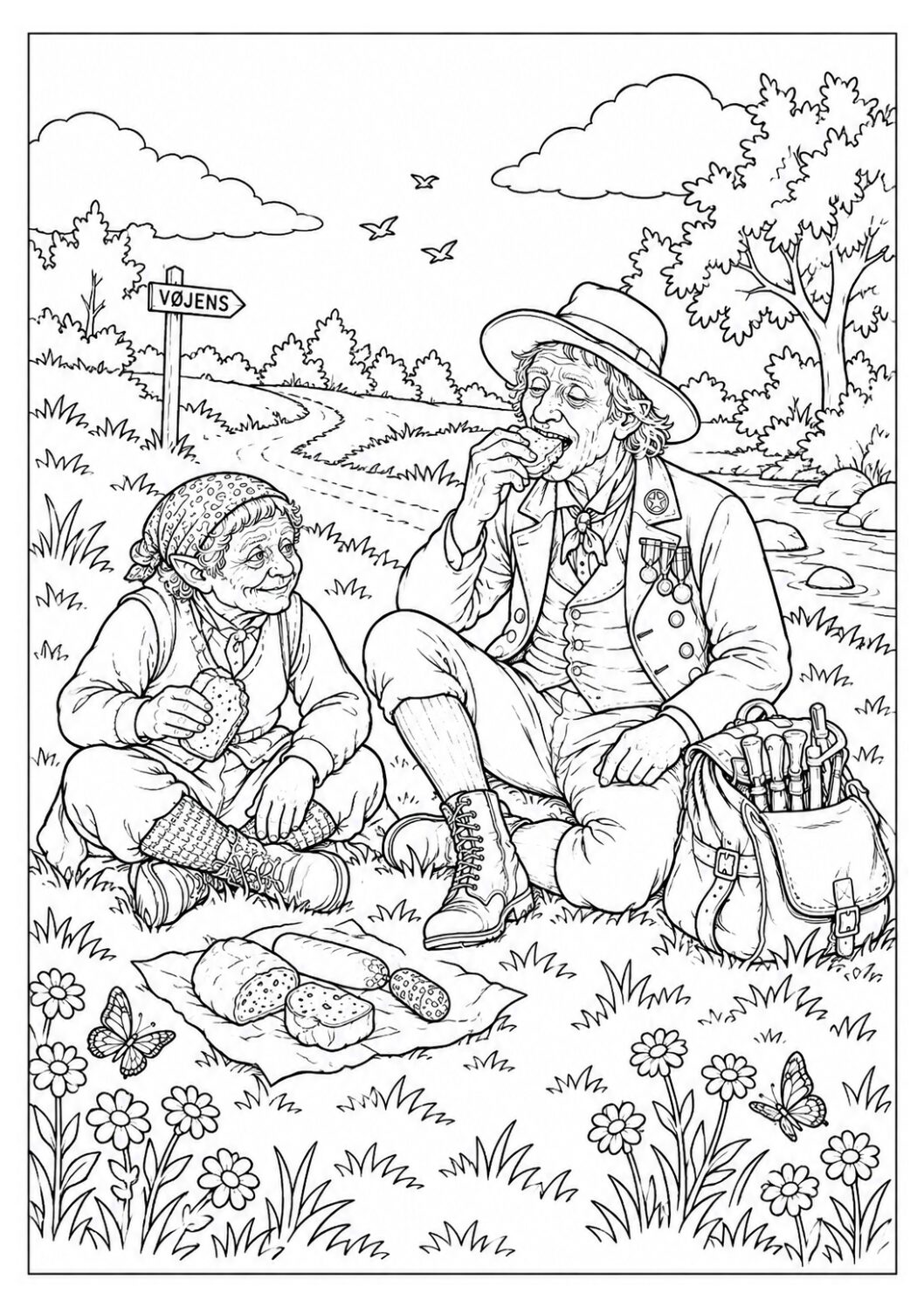 Farvelægningsside – Kapitel 12