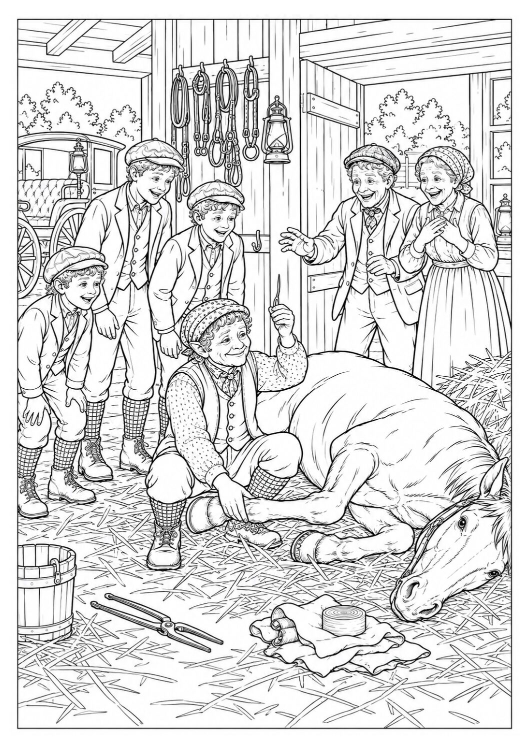 Farvelægningsside – Kapitel 18