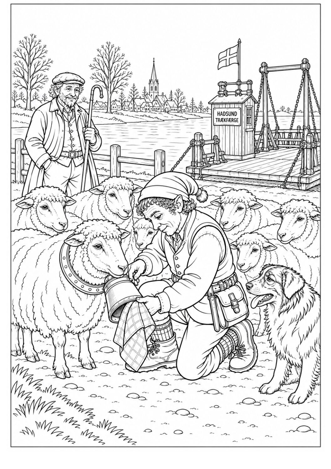 Farvelægningsside – Kapitel 4