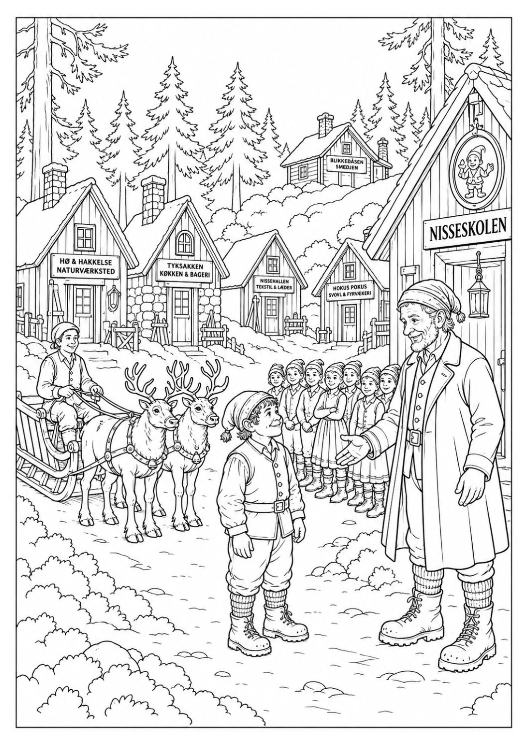 Farvelægningsside – Kapitel 1